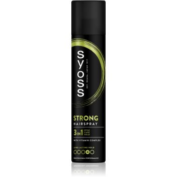 Syoss Strong Hold Hairspray spray de păr cu fixare puternică 3 in 1 - imagine 2
